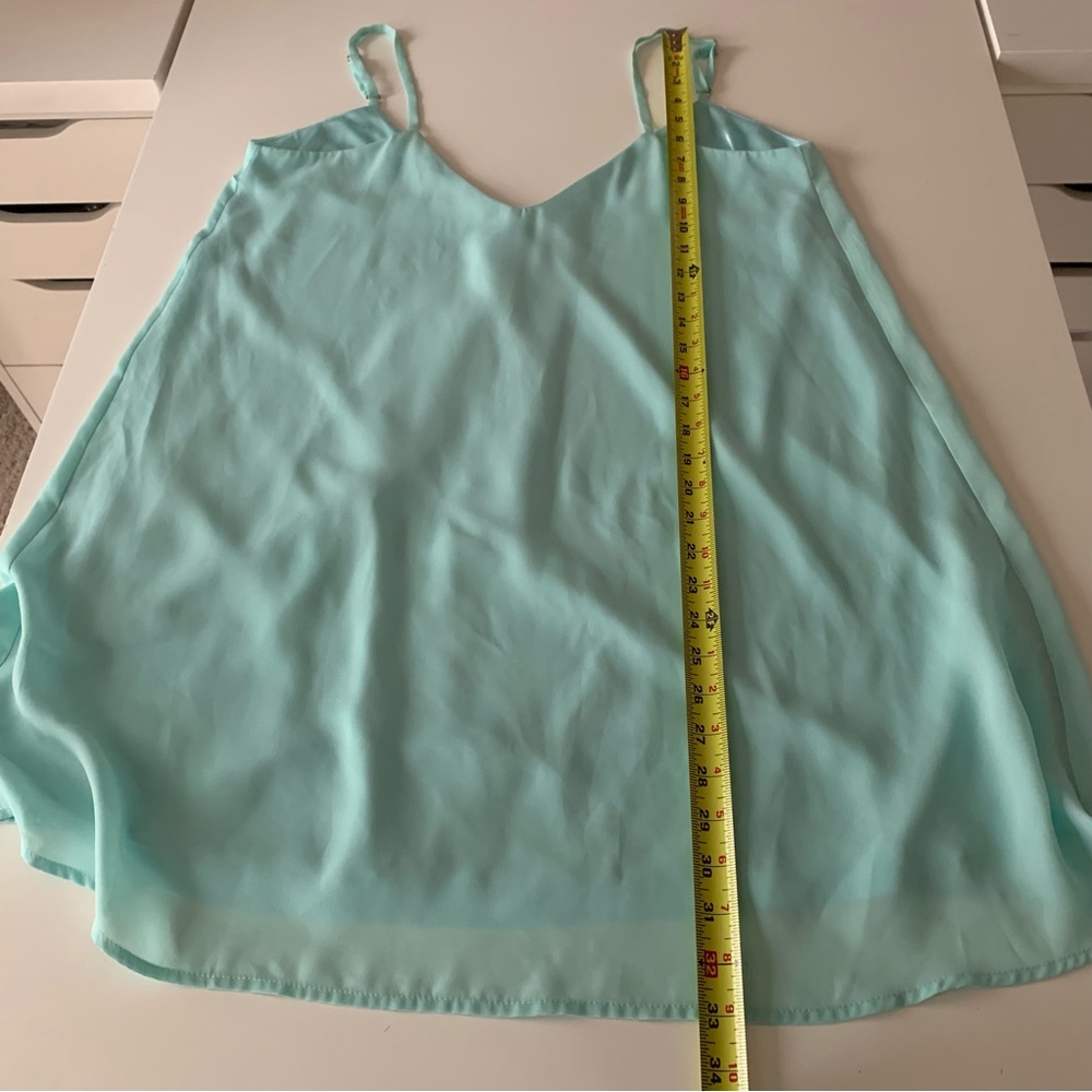Honey Tulip slip dress blue size medium - Picture 8 of 8